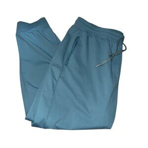 Halara Drawstring High Waisted Zipper Pocket Jogger Pants Sz 2XL Womens Mineral